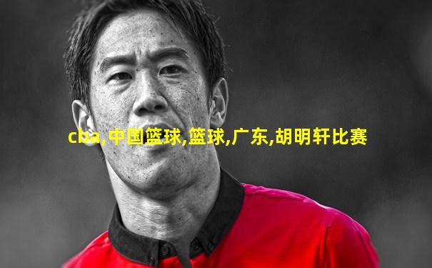 cba,中国篮球,篮球,广东,胡明轩比赛