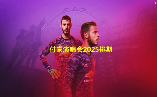 付豪演唱会2025排期